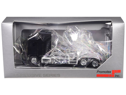 Kenworth K100 with 5-Bar Grill and XXL Chassis Black 1/87 (HO) Plastic Model Car by Promotex  free shipping USA