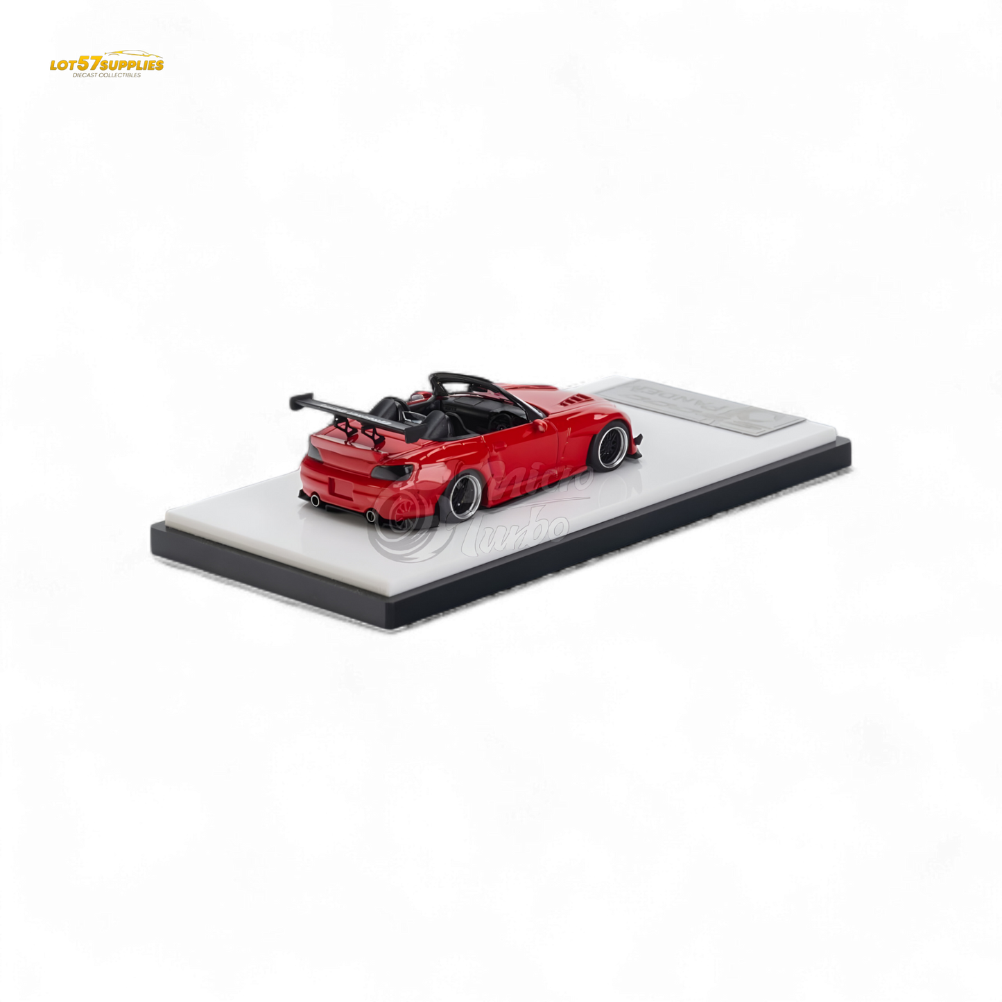 Microturbo Honda S2000 Roadster Pandem Rocket Bunny Aero Kit in Red 1:64