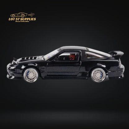 MicroTurbo 180SX Type X Metallic Black 1:64