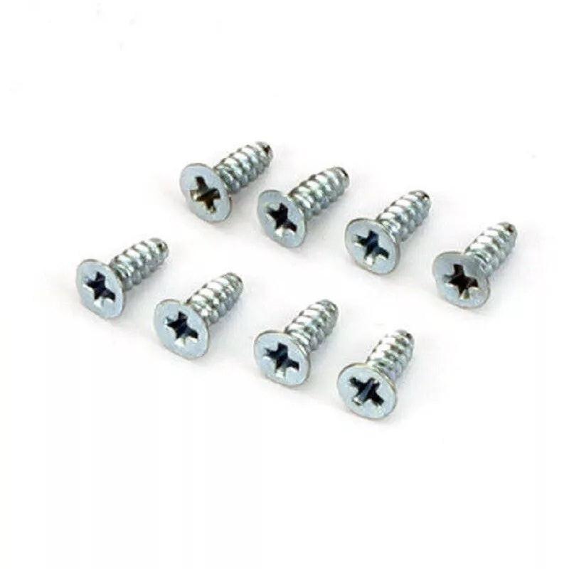 Dubro 2296 - 3 x 8mm Flat Head Self-Tap Screws