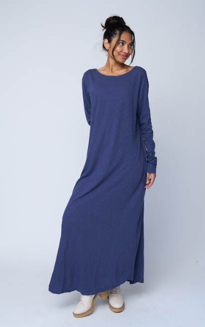 Be Clever Duo Dress - Inky Blue by And For Good
