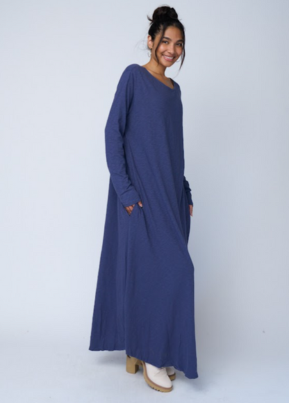 Be Clever Duo Dress - Inky Blue by And For Good