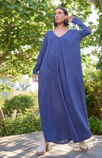 Be Clever Duo Dress - Inky Blue by And For Good