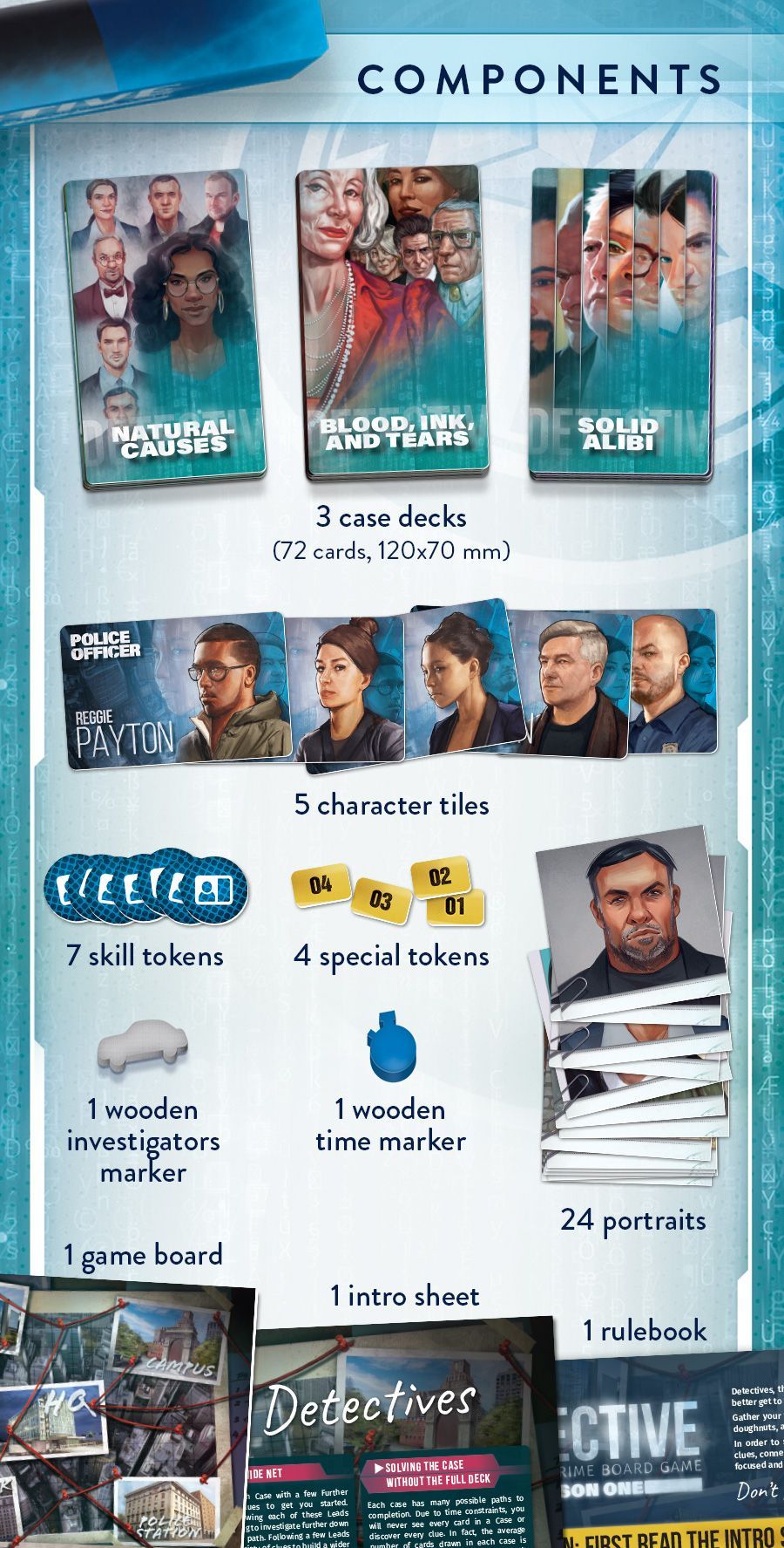 Detective: A Modern Crime Board Game Season One