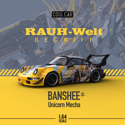 Cool Car Porsche RWB 964 BANSHEE MECHA Livery Ordinary 1:64