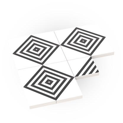 Diagonal Wall/Floor Tile - Custom Printed - Made with LEGO® Parts
