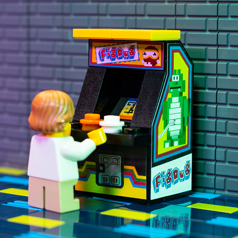Fig Dug Classic Arcade Machine