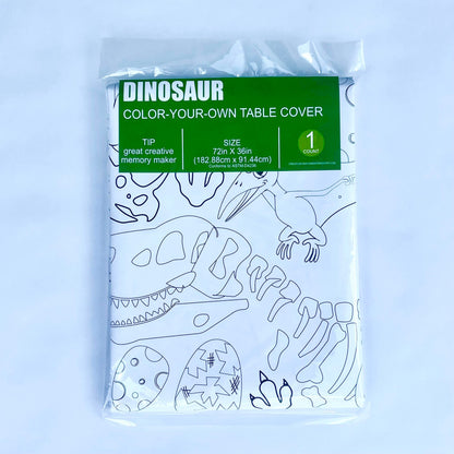 Dinosaur Coloring Tablecloth by Creative Crayons Workshop
