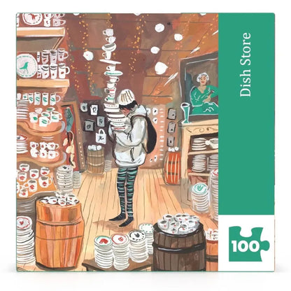 Dish Store 100 Piece Mini Jigsaw Puzzle NYPC