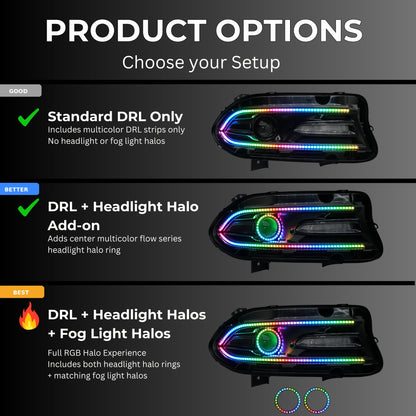 Dodge Charger Flow Series DRL Boards (2015-2024)
