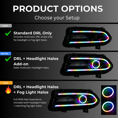 Dodge Charger Flow Series DRL Boards | Diffused LED (2015-2023)