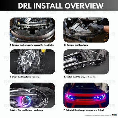 Dodge Charger Flow Series DRL Boards | Diffused LED (2015-2023)