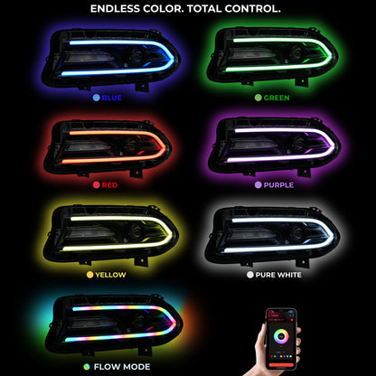 Dodge Charger Flow Series DRL Boards | Diffused LED (2015-2023)