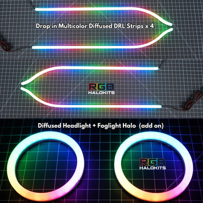 Dodge Charger Flow Series DRL Boards | Diffused LED (2015-2023)
