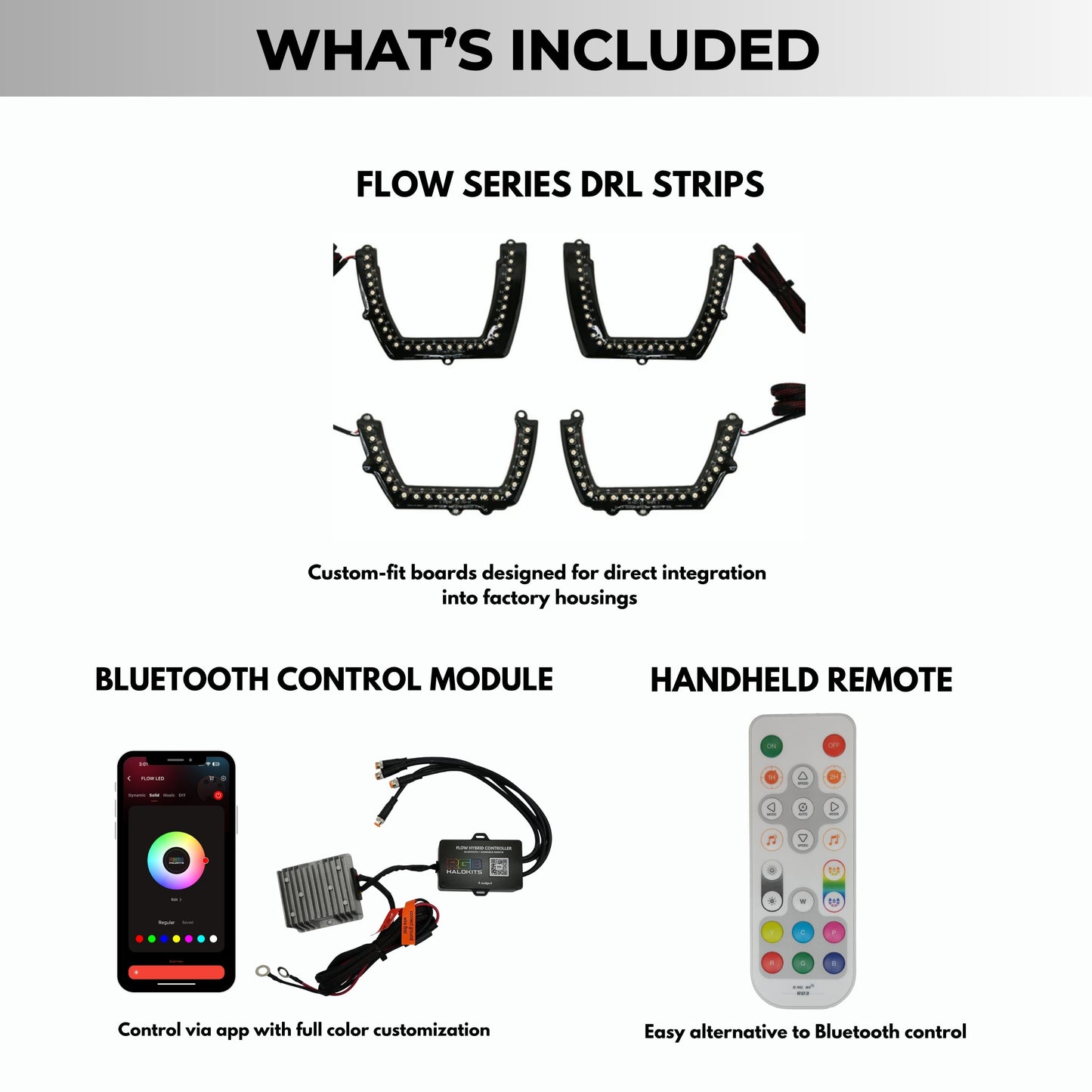 Dodge Charger Spec-D Multicolor Flow DRL Boards (2011-2014)