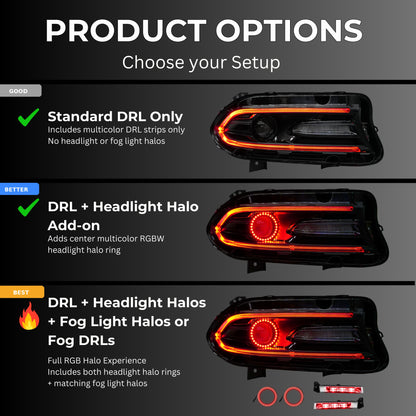 Dodge Charger RGBWA DRL Boards (2015-2024)