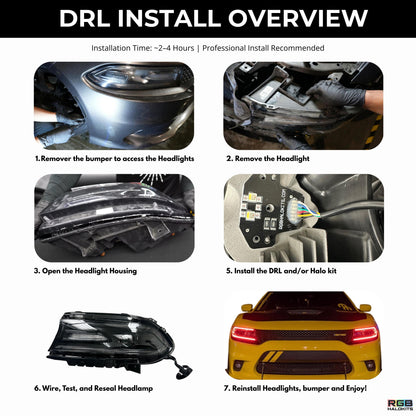Dodge Charger RGBWA DRL Boards (2015-2024)