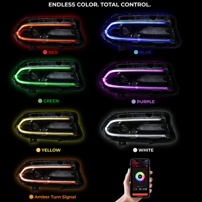 Dodge Charger RGBWA DRL Boards (2015-2024)