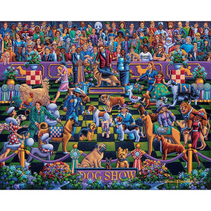 Dog Show 210 Piece Jigsaw Puzzle Dowdle
