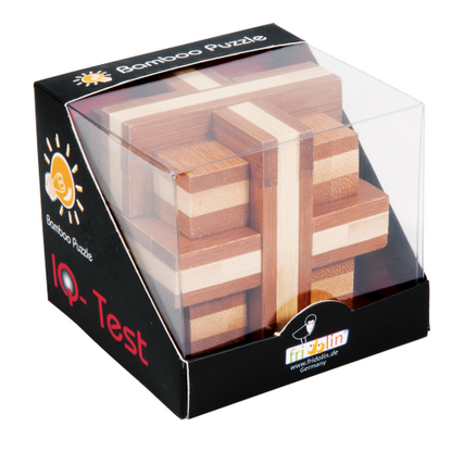 Double Cross 3D Bamboo Puzzle Fridolin
