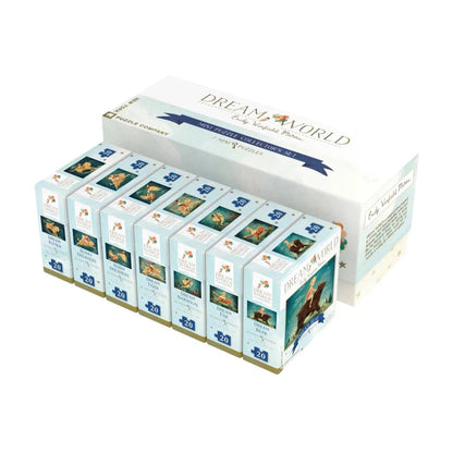 Dream World Collector's Set of 7 Animal 20 Piece Mini Jigsaw Puzzles NYPC