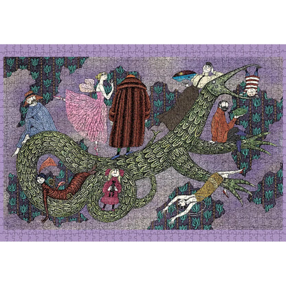 Drop Curtain 1000 Piece Jigsaw Puzzle Pomegranate