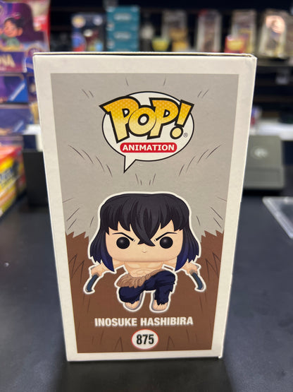 Funko POP! Inosuke Hashibira #875 Flocked Chase - Signed - In Case