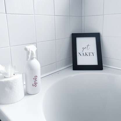 Get Nakey Bathroom Wall Decor Print by WinsterCreations™ Official Store