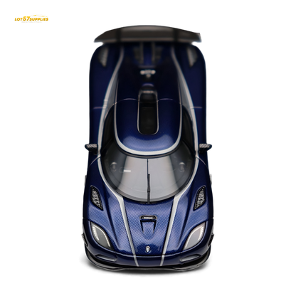 (Pre-Order) VMB Koenigsegg Agera R - Blue Carbon 1:64