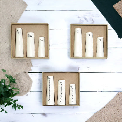 Mini Vase Gift Set by Gia Roma