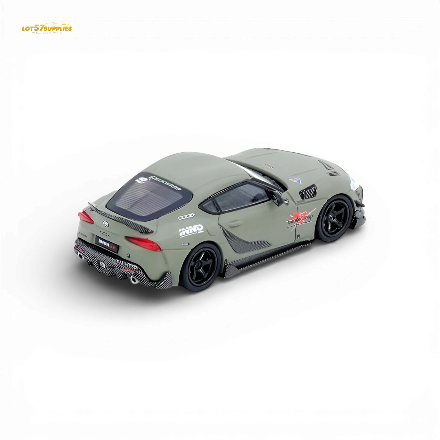 (Pre-Order) INNO64 Toyota Supra A90 Darwin Pro - Matt Green 1:64