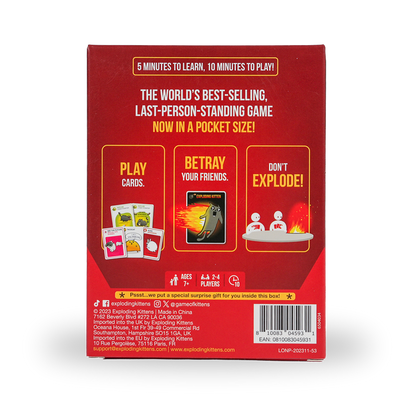 Exploding Kittens Original: Grab & Game Edition