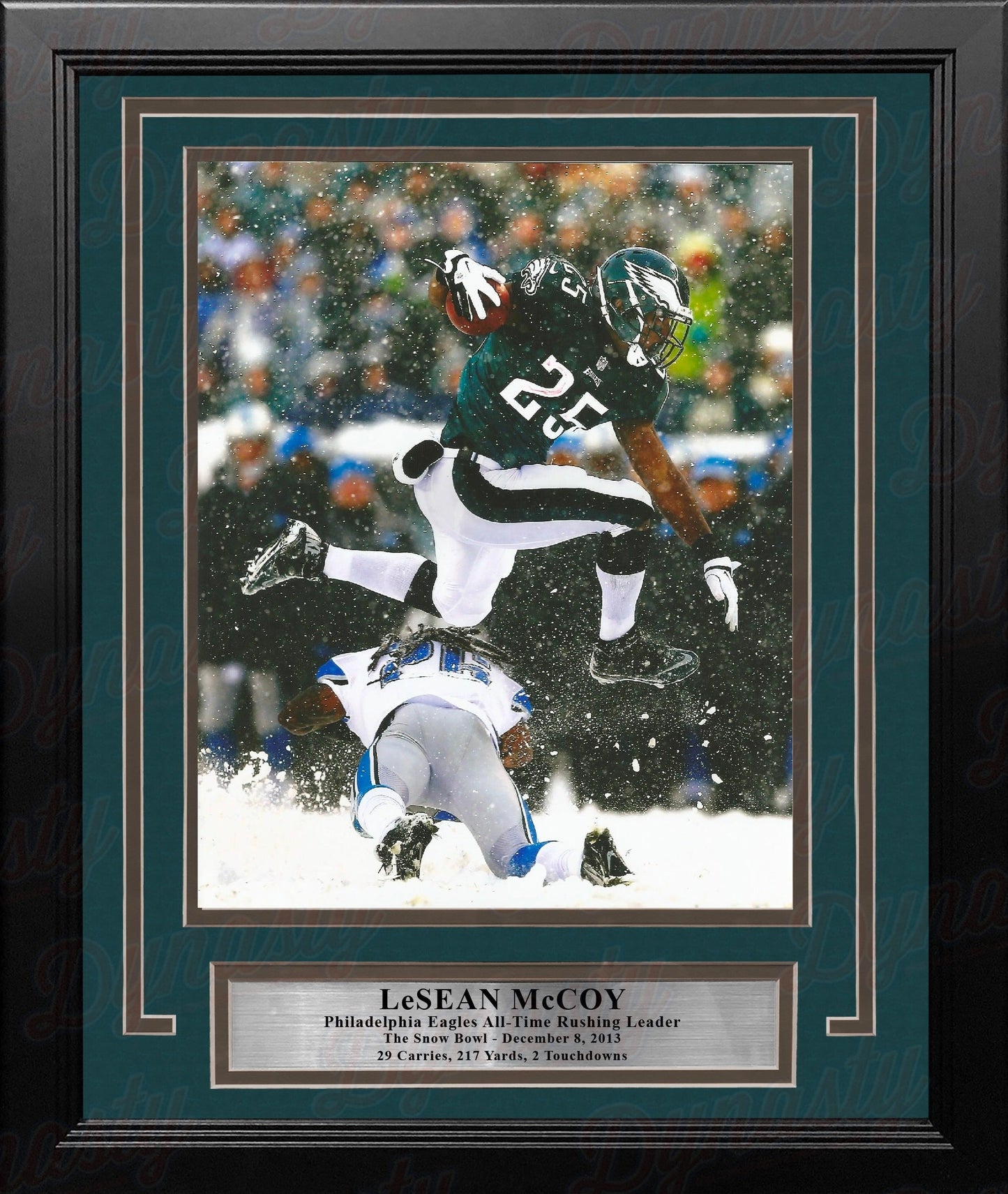 LeSean McCoy Snow Bowl Philadelphia Eagles 8" x 10" Framed Football Photo