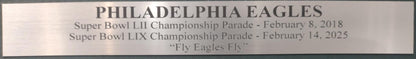 Philadelphia Eagles Super Bowl LII & LIX Parade Framed 8" x 10" Football Collage