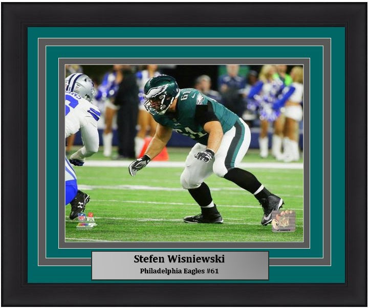 Stefen Wisniewski v. Cowboys Philadelphia Eagles 8" x 10" Framed Football Photo