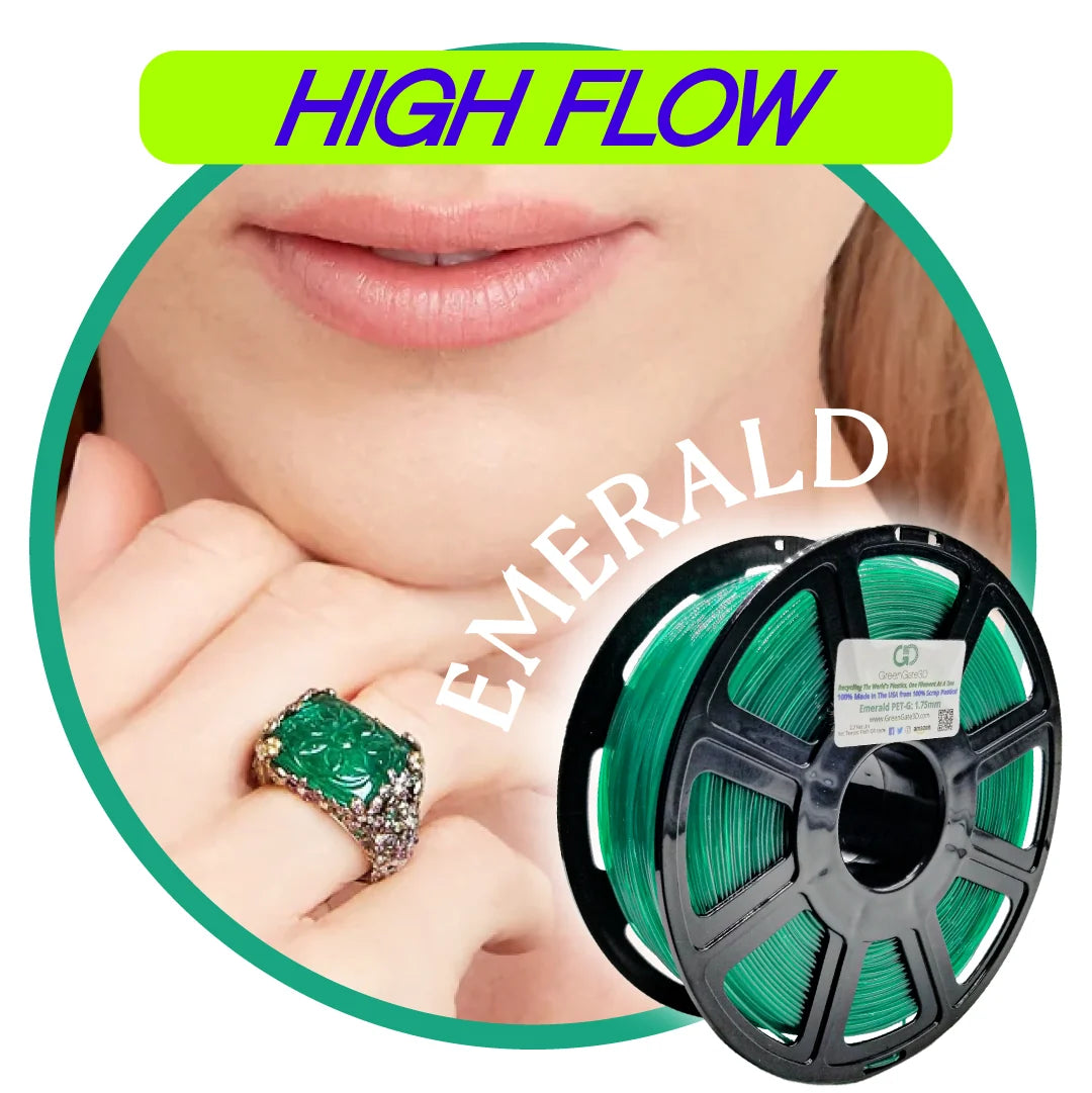 Emerald: Recycled PET-G