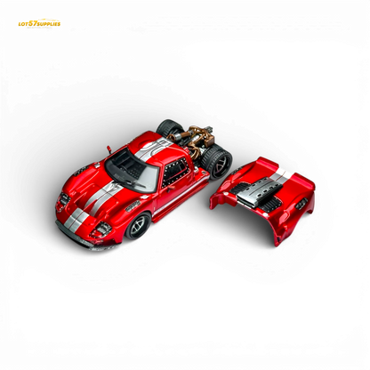 (Pre-Order) Rhino Model RM Ford GT40 - Transparent Red 1:64