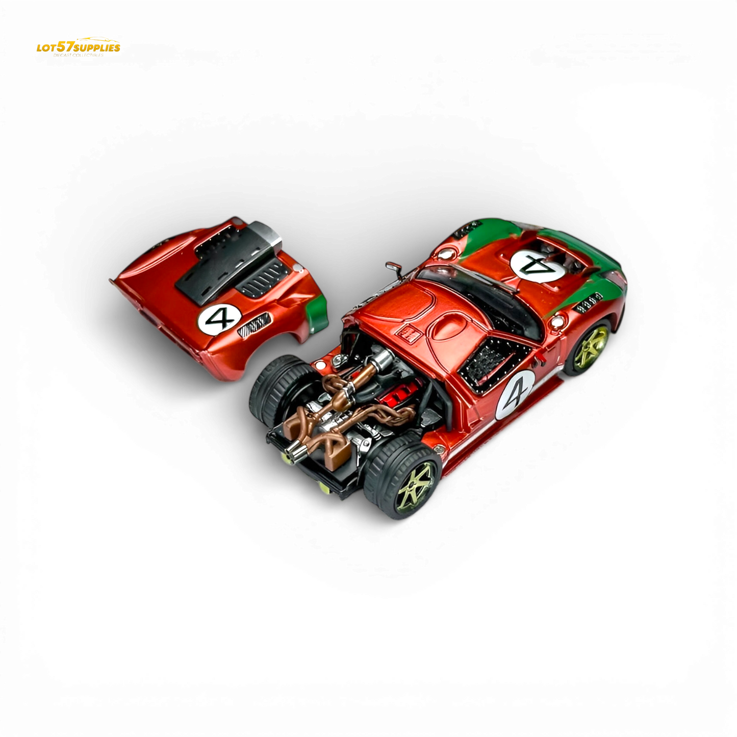 (Pre-Order) Rhino Model RM Ford GT40 - Le Mans Livery 1:64