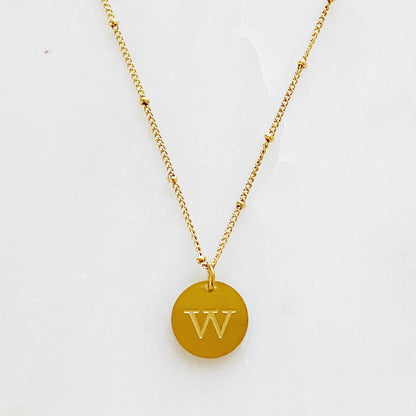 Ellison + Young: Singular Charm Initial Necklace by Ellisonyoung.com