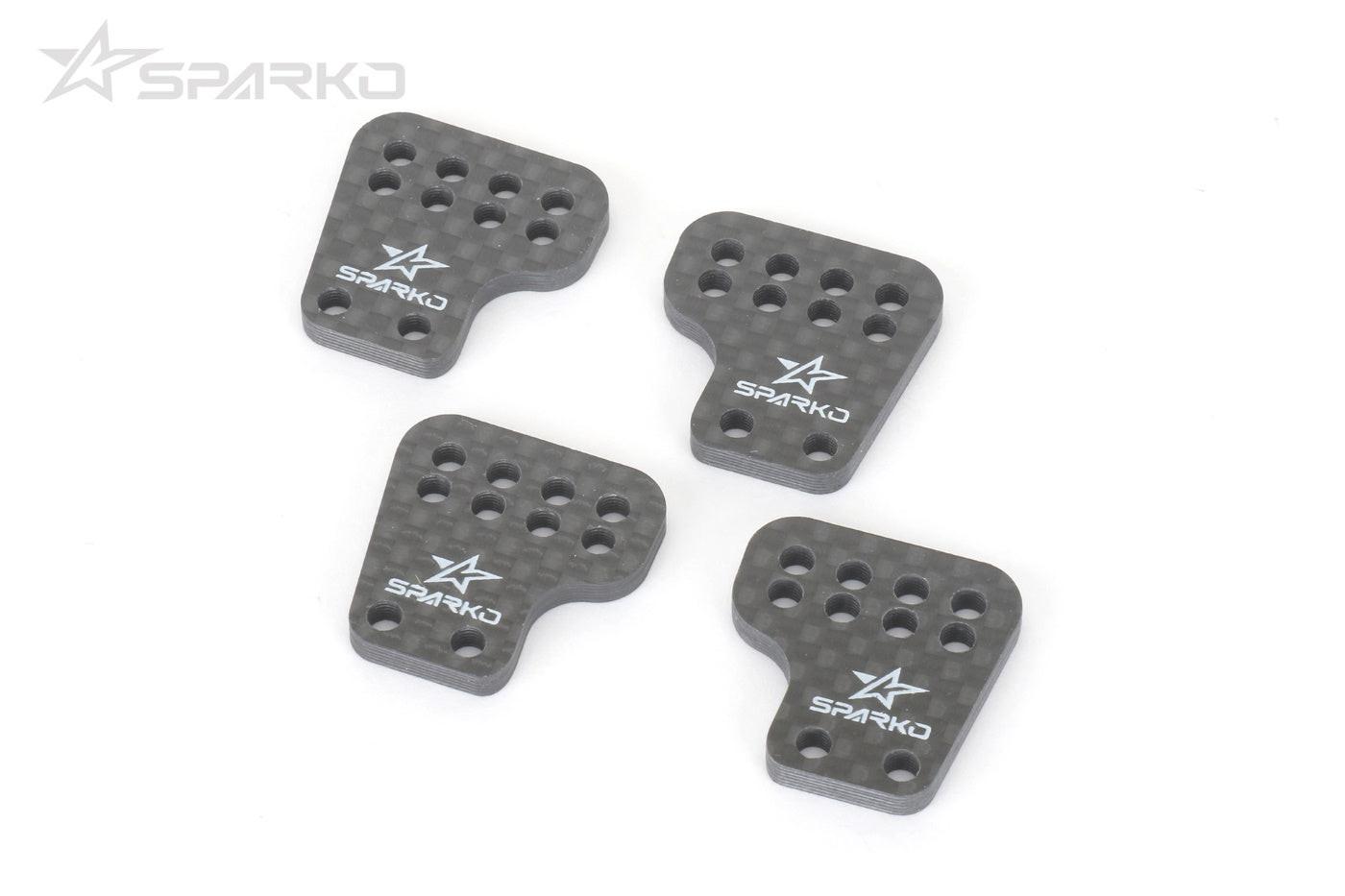 Sparko F8 Carbon Rear Hub Link 3.0mm (4pcs)