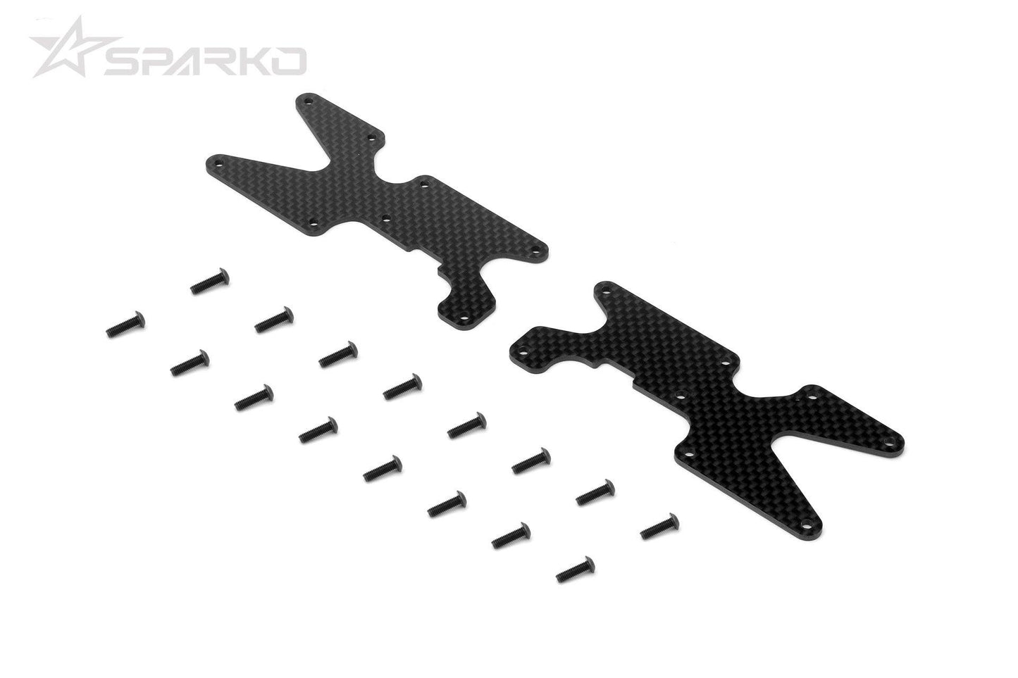 Sparko F8T Carbon Rear Arm covers 2.0mm 2pcs