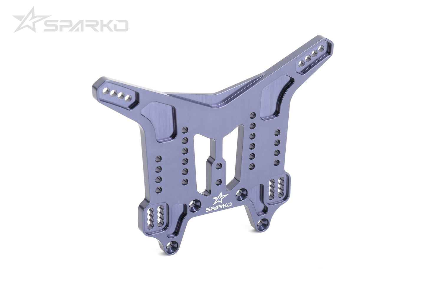 Sparko F8T Truggy 7075 Aluminum Rear Shock Tower (Dark Blue)