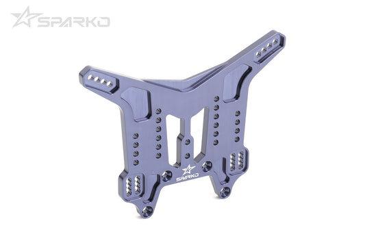 Sparko F8T Truggy 7075 Aluminum Rear Shock Tower (Dark Blue)