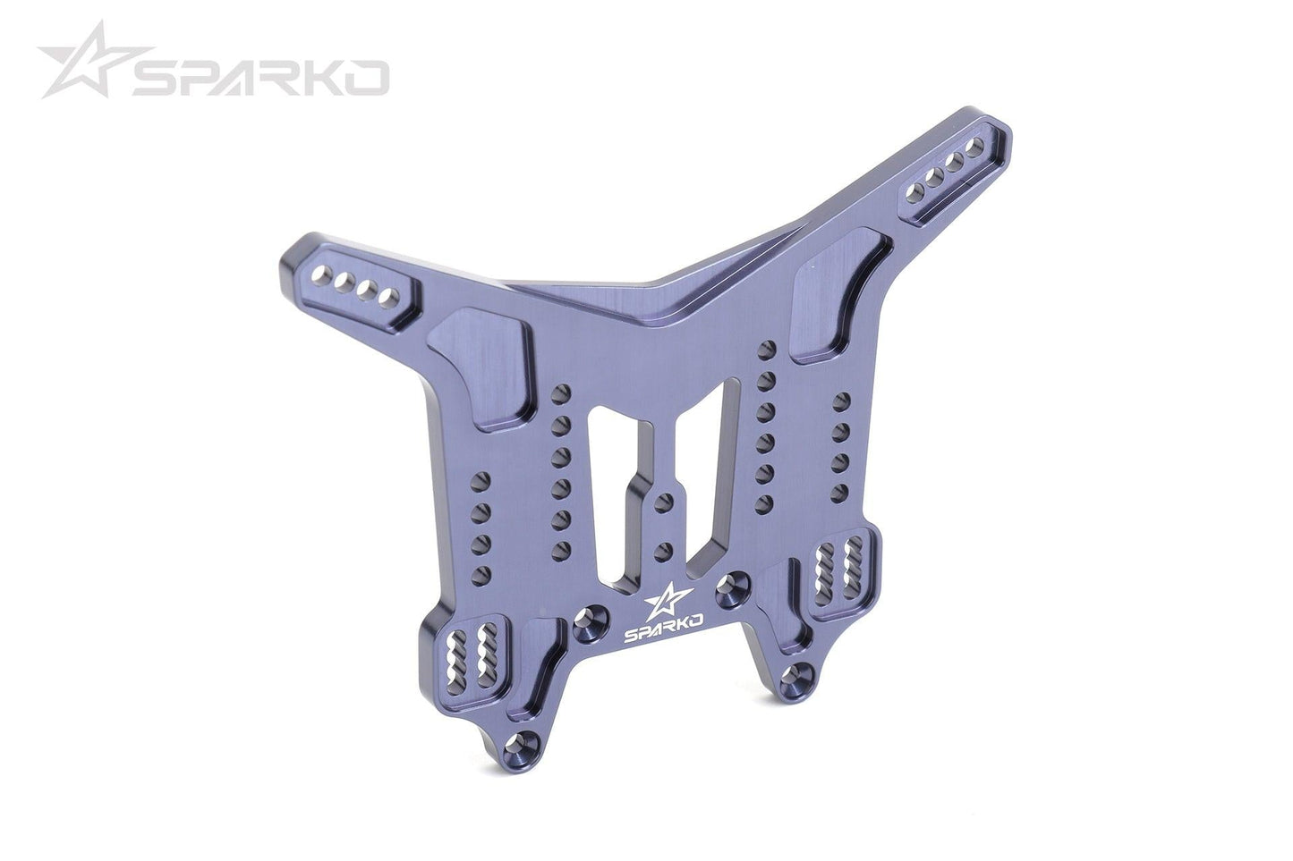 Sparko F8T Truggy 7075 Aluminum Rear Shock Tower (Dark Blue)