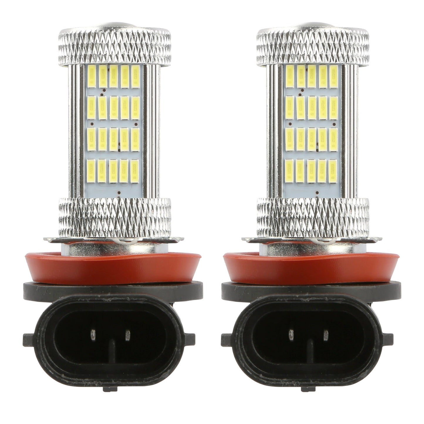 2PCS 800lm H8/H9/ H11 LED Fog DRL Light Bulb IP65 Water-Resistant 360� Beam Angle 6000K White