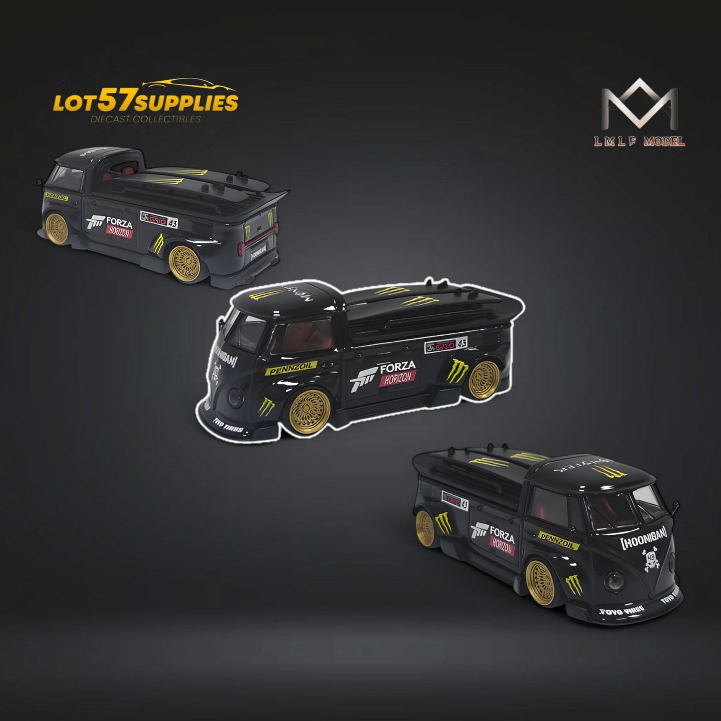 LMLF Volkswagen T1 Bus Forza Monster Livery 1:64