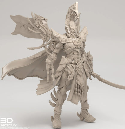 The First Phoenix by 3DArtGuy 32mm scale, 50mm or 100mm, Miniature War Gaming Figure, Grim Dark, Proxy, Space Elf