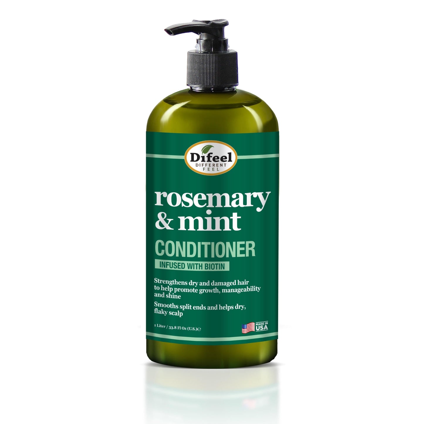 Difeel Rosemary and Mint Hair Strengthening Conditioner with Biotin 33.8 oz. by difeel - find your natural beauty