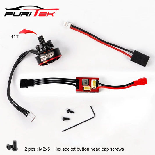 Furitek FUR-2634 MicroSilk 2025 Brushless Power System Combo for Traxxas TRX-4M
