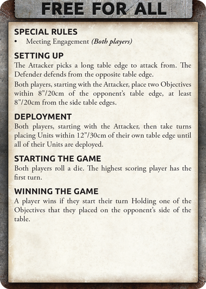 Flames of War: Mission Cards
